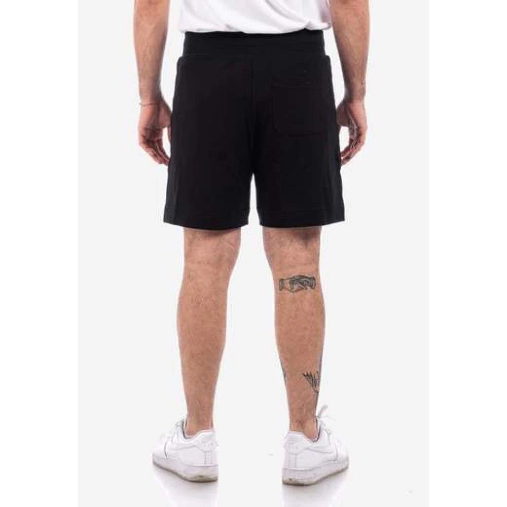 Moschino Zwarte Katoenen Regular Fit Shorts Black Heren