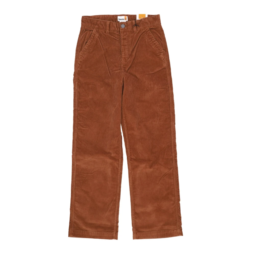 Timberland Werkbroek Cord Pant Streetwear Collectie Brown Heren