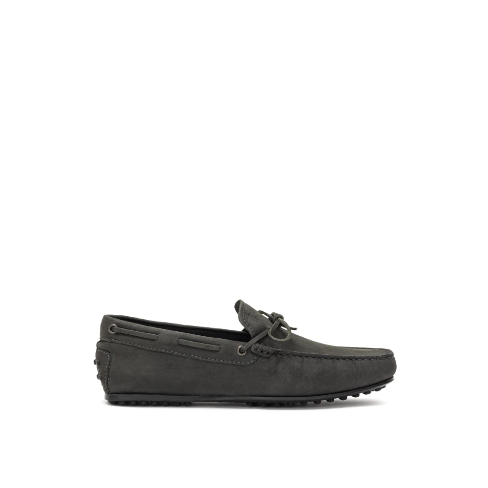 Tod's Men's Anthracite City Gommino Leather Loafer