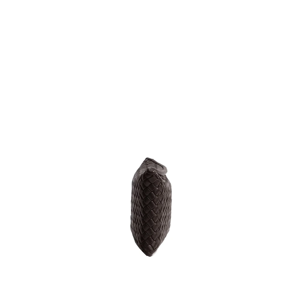 Bottega Veneta Cobble Clutch Tas Fondant Vrouwen Brown Dames