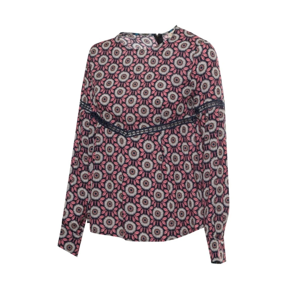 Harmont & Blaine Bloemenprint Blouse Lange Mouw Multicolor Dames