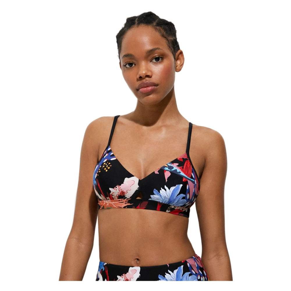 Desigual Mujer Negro Trajes De Baño, Talla: S
