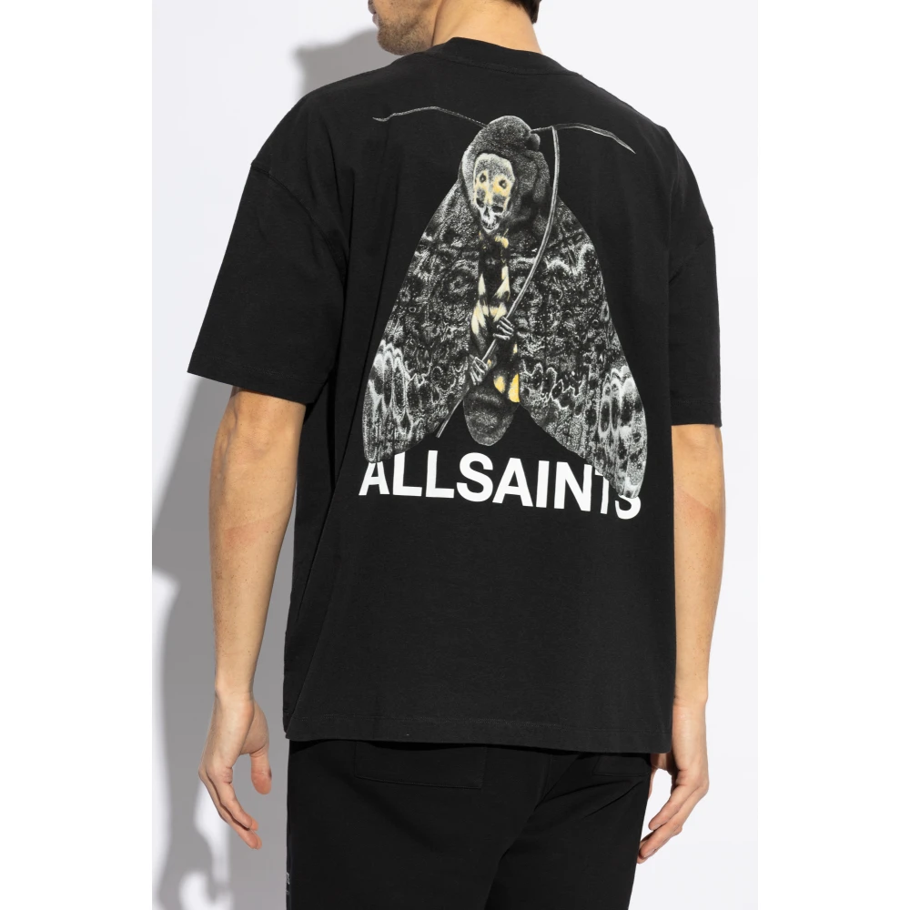 AllSaints Chrysalypse Oversize T-shirt Black Heren