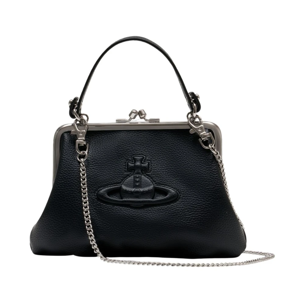 Vivienne Westwood Women's Black Handbags, One Size, Granny Frame Purse