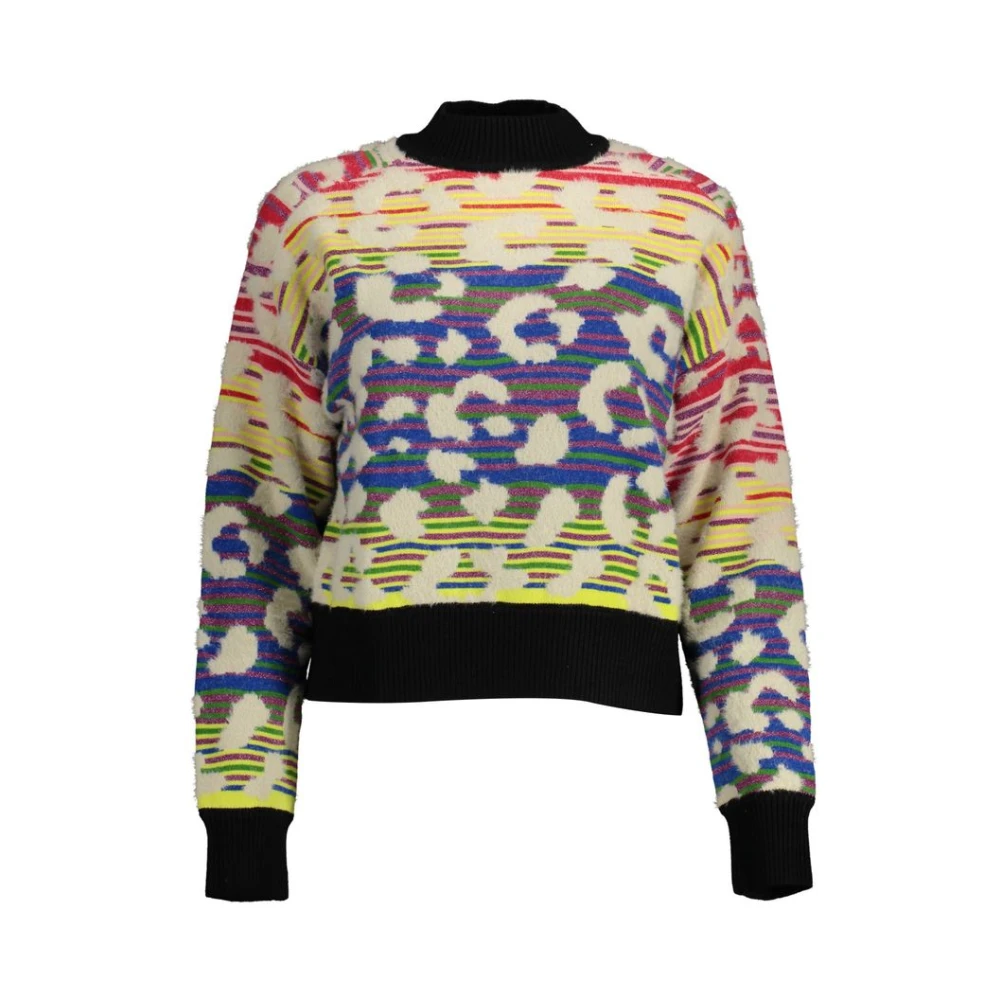 Desigual Blu Polyamide Women Sweater - L - Image 2