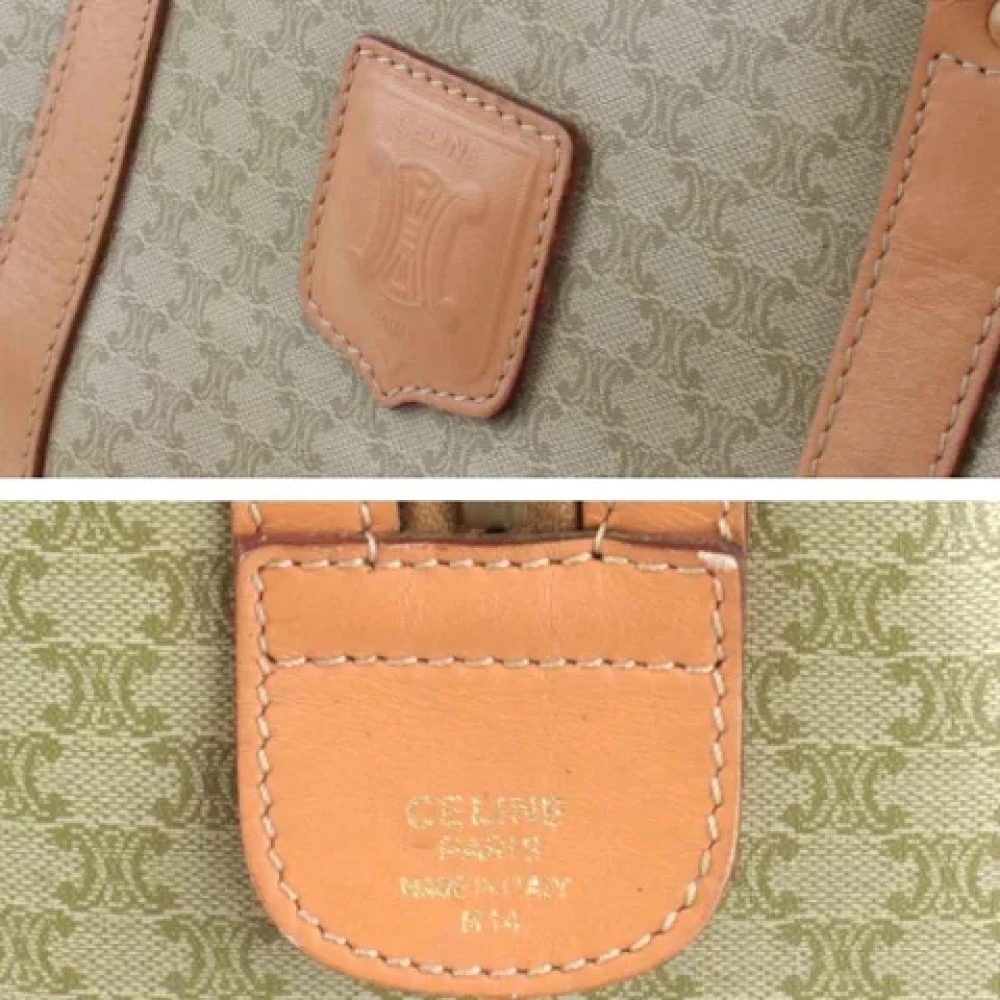 Celine Vintage Pre-owned Fabric celine-bags Beige Dames