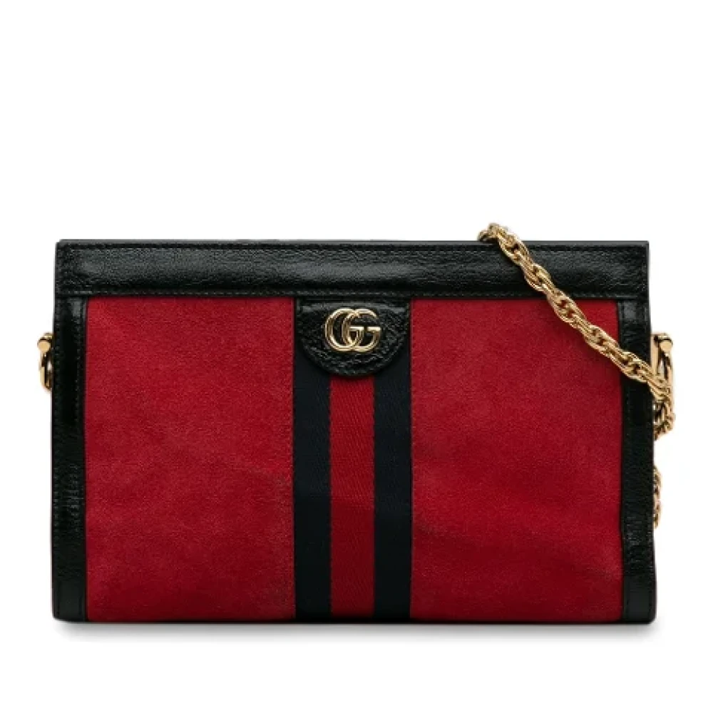 Gucci Vintage Pre-owned Leather totes Red Dames