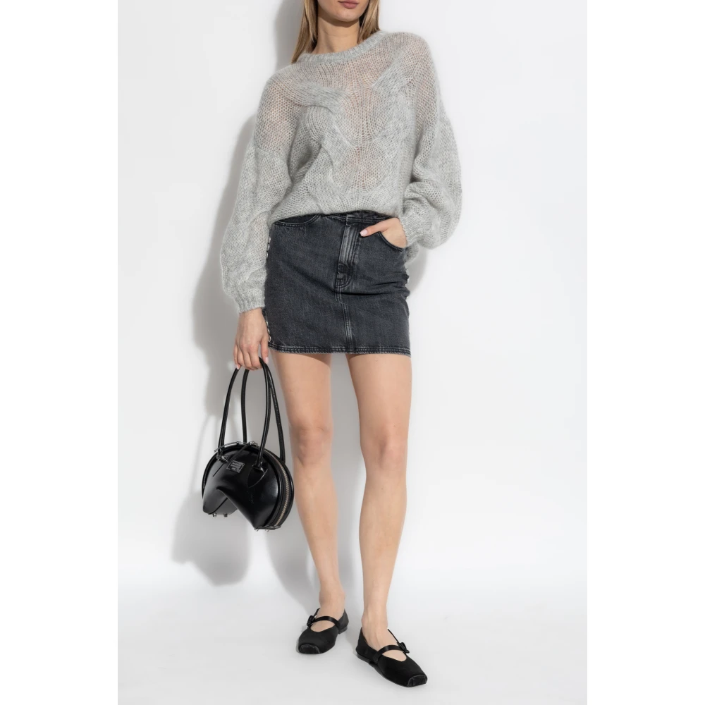 Gestuz Denim rok Zuva Gray Dames