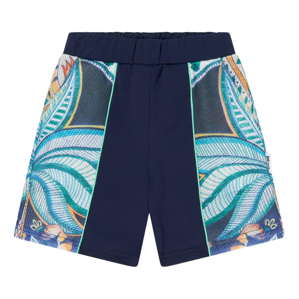 Just Cavalli Blue Shorts, Male, 6 Y, Khandi Fleece Bermuda Shorts