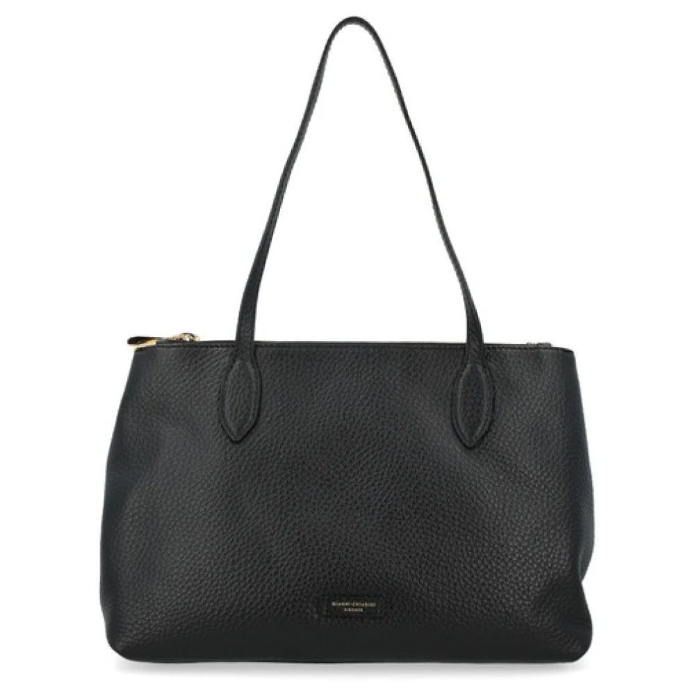 Gianni Chiarini Zwarte Leren Crossbody Tas Black Dames