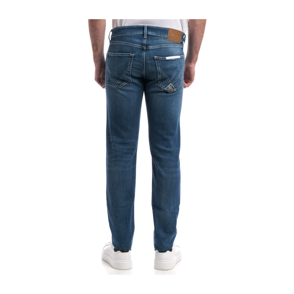 Roy Roger's Denim Slim Jeans Lente Zomer Herenmode Blue Heren