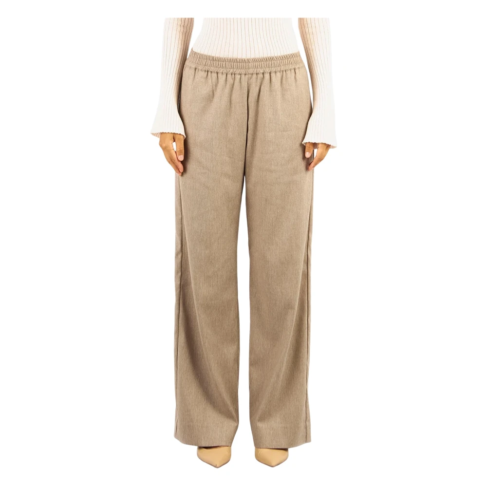 Cruna Beige Casual Broek Beige Dames