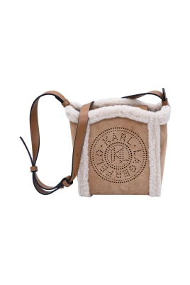 K/Circle Small Shearling Shoulderbag