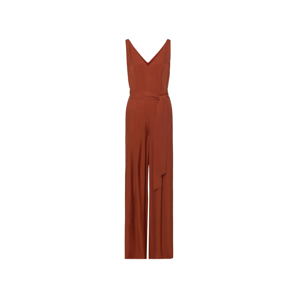 IVY OAK Koperrode Wijde Jumpsuit Red Dames