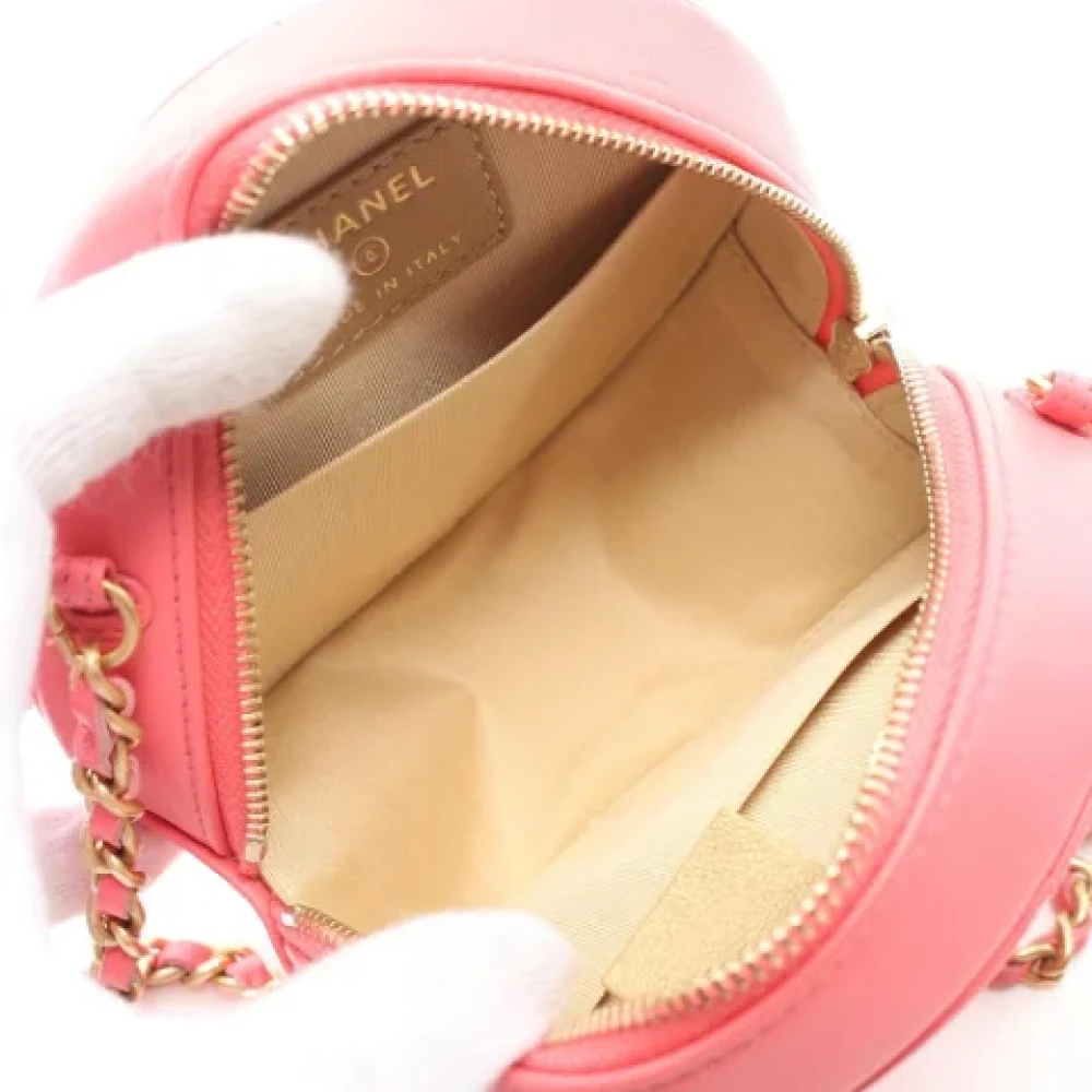 Chanel Vintage Pre-owned Leather shoulder-bags Pink Dames