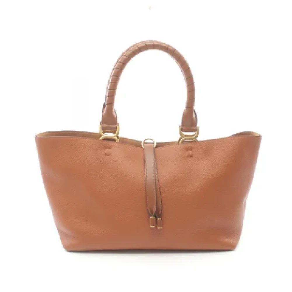 Chloé Pre-owned Leather handbags Brown Dames