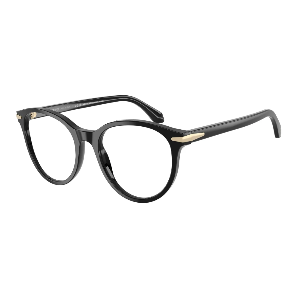 Giorgio Armani Black Woman Ar7279 5875 Optical Frames Acetate Round Normal - Image 2