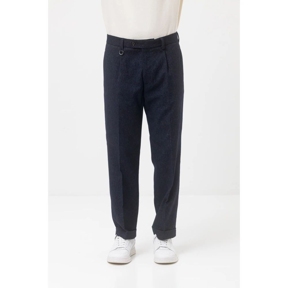 Paolo Pecora Denim Regular Fit Maatwerk Broek Blue Heren