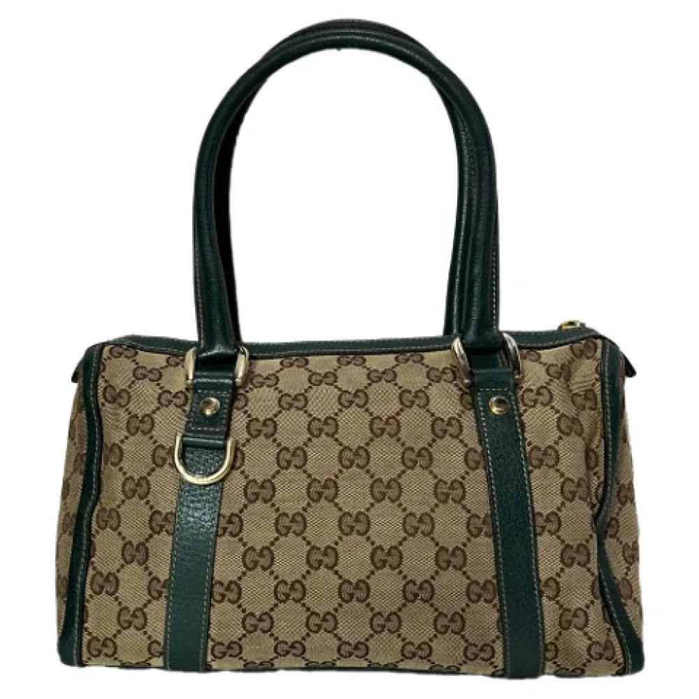 Gucci Vintage Pre-owned Canvas gucci-bags Brown Dames