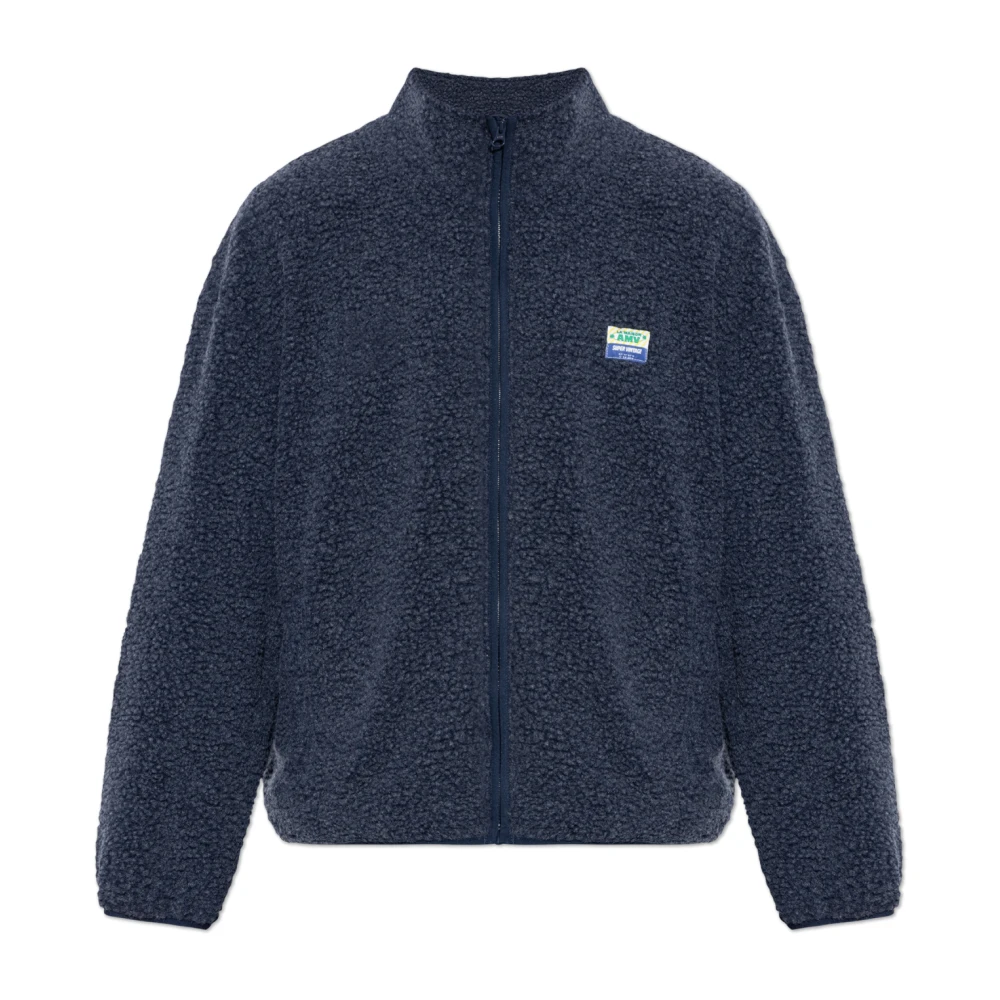 American Vintage Mannelijk Blauw Hoodies & Sweatvesten Heren, Xl, Polyester, Hoktown Jacket