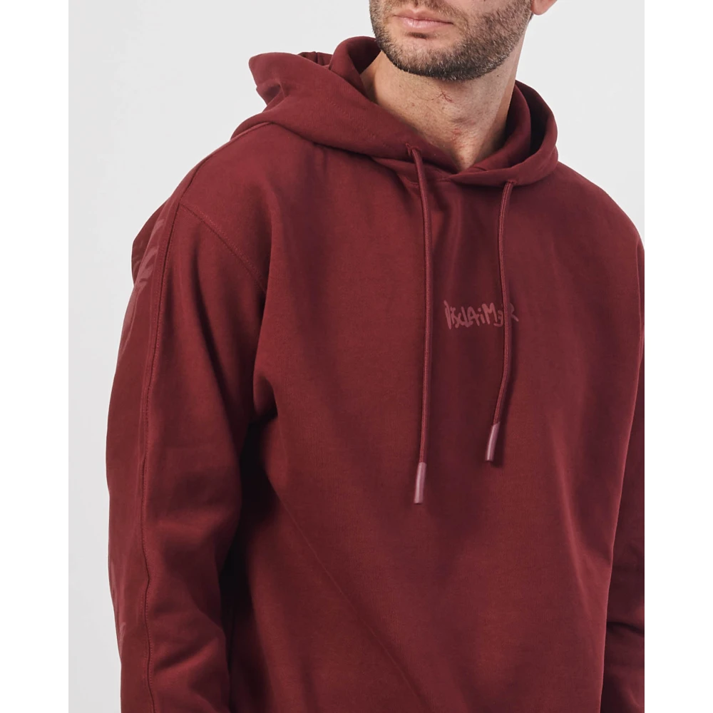 Disclaimer Heren hoodie met achterlogo Red Heren