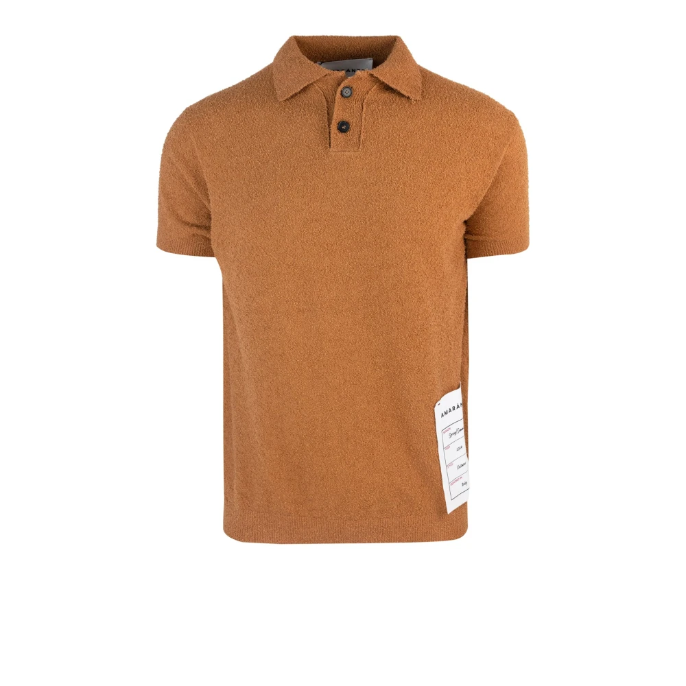 Amaránto Stijlvolle Polo Shirts Collectie Brown Heren