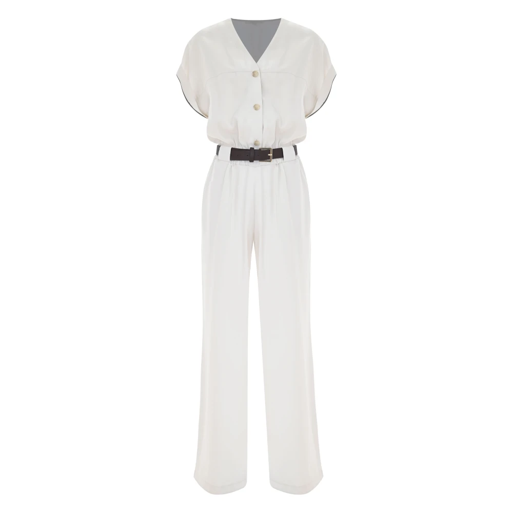 Kocca Stijlvolle Jumpsuits voor Vrouwen White Dames