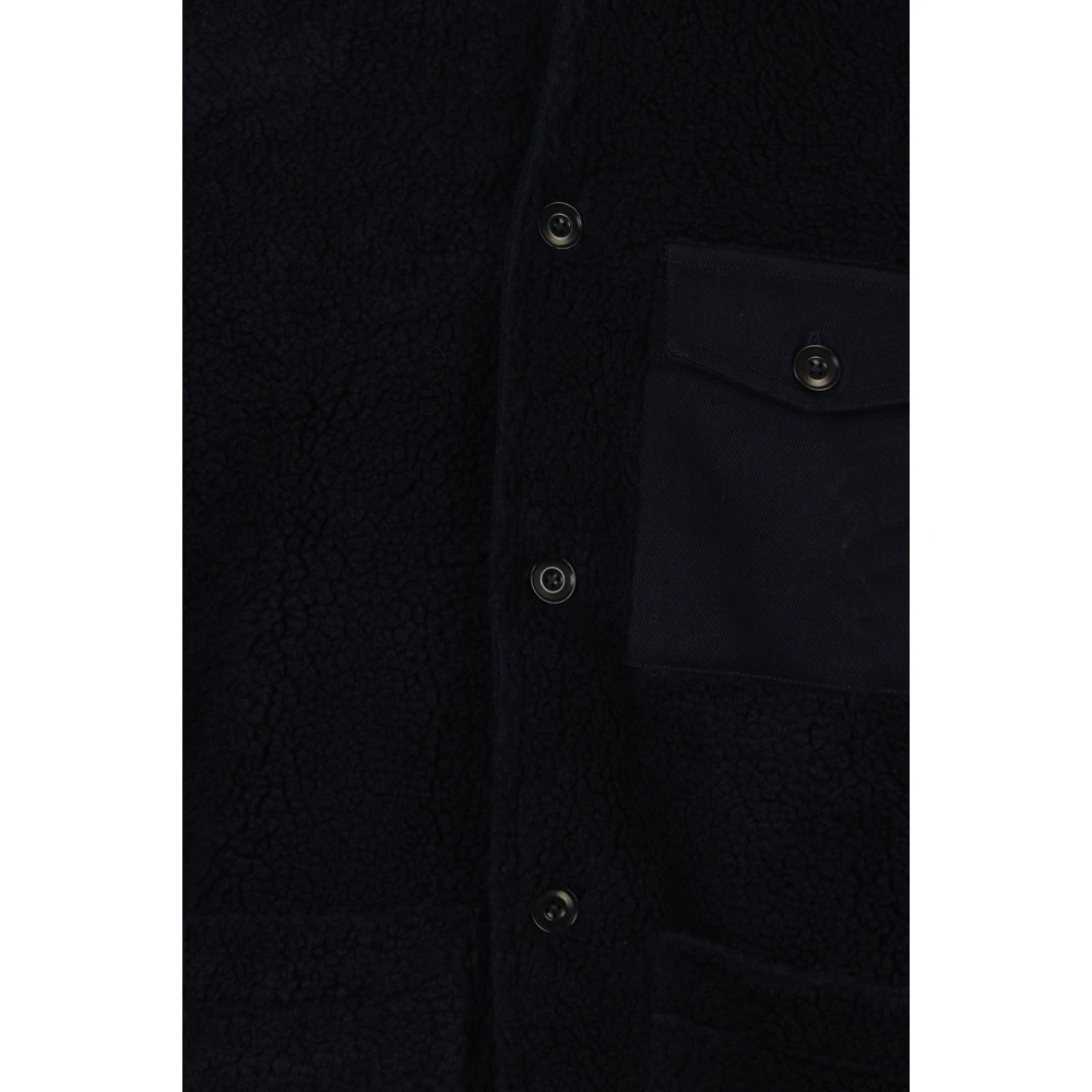 Hartford Blauwe Utility Jas Blue Heren