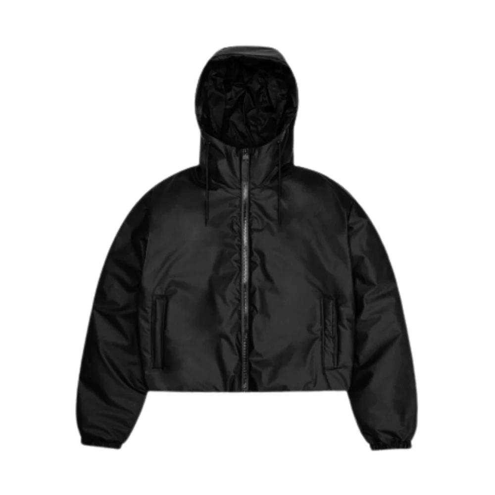 Rains Kort Jasje Black Dames
