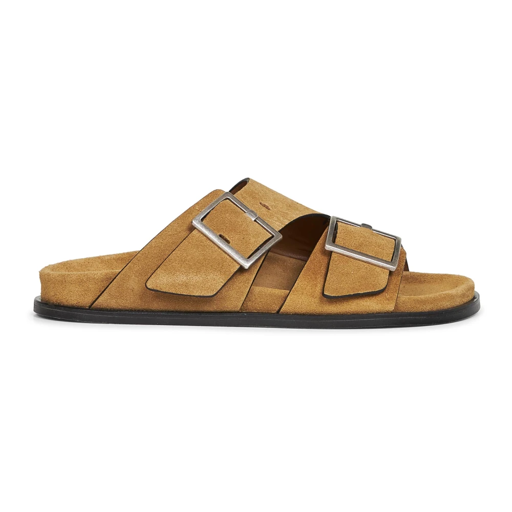 Alohas Beige Alba Sandal - Female - Sliders - 7 Uk - Shoes
