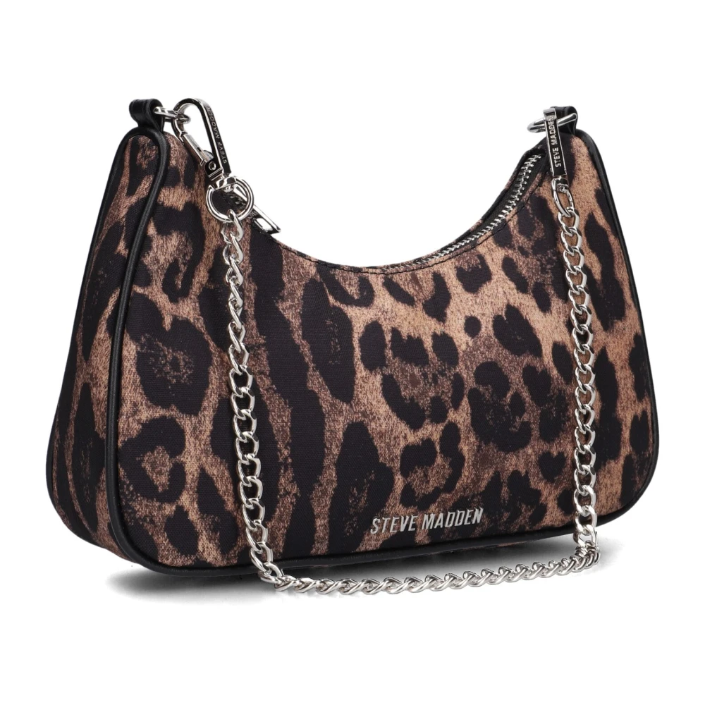 Steve Madden Bruine Panterprint Schoudertas Brown Dames