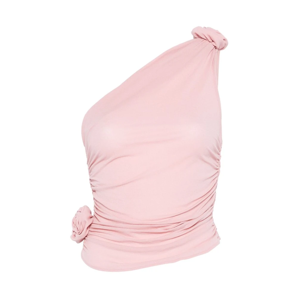 Magda Butrym Roze Bloemenapplicatie Top Pink Dames