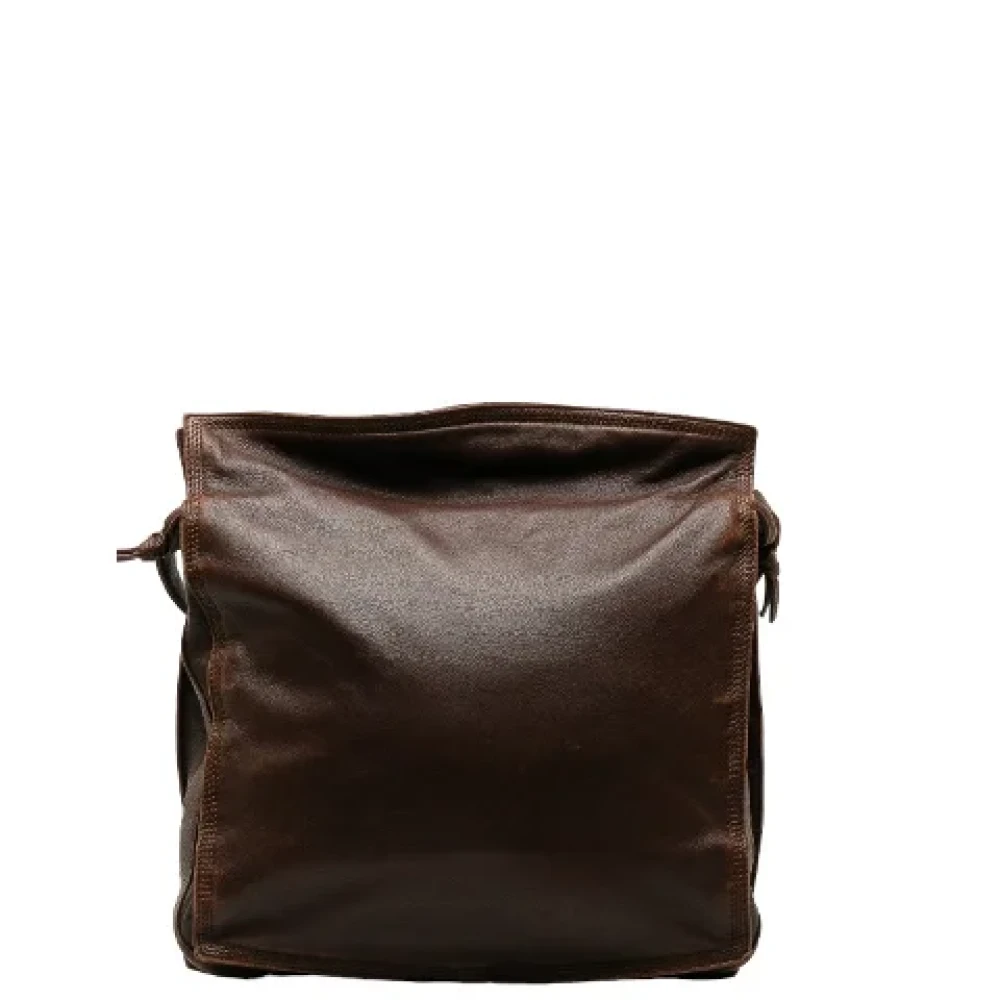 Loewe Pre-owned Leather shoulder-bags Brown Dames