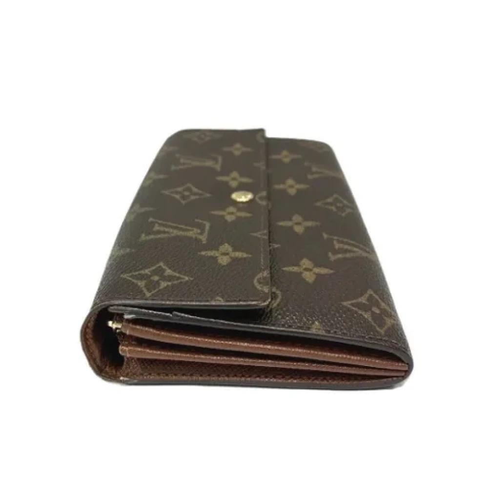 Louis Vuitton Vintage Pre-owned Canvas wallets Brown Dames