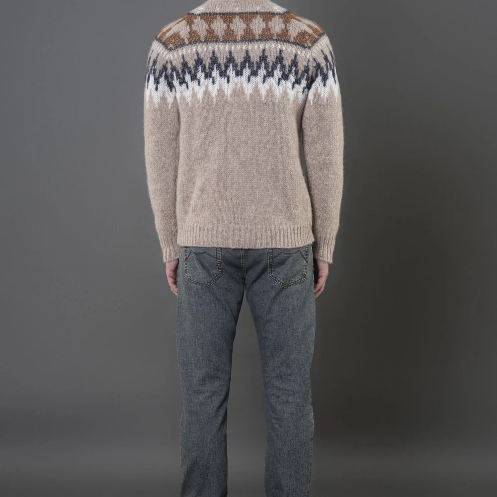Moorer Kemp-Pay Beige Heren