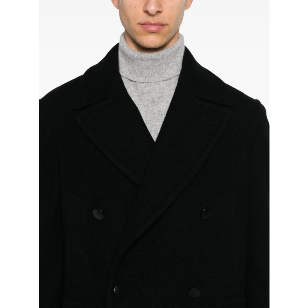 Tagliatore Herenkleding Jassen Nero Aw24 Black Heren
