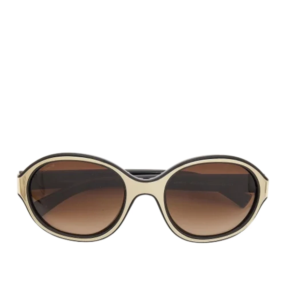 Armani Pre-owned Acetate sunglasses Brown Dames