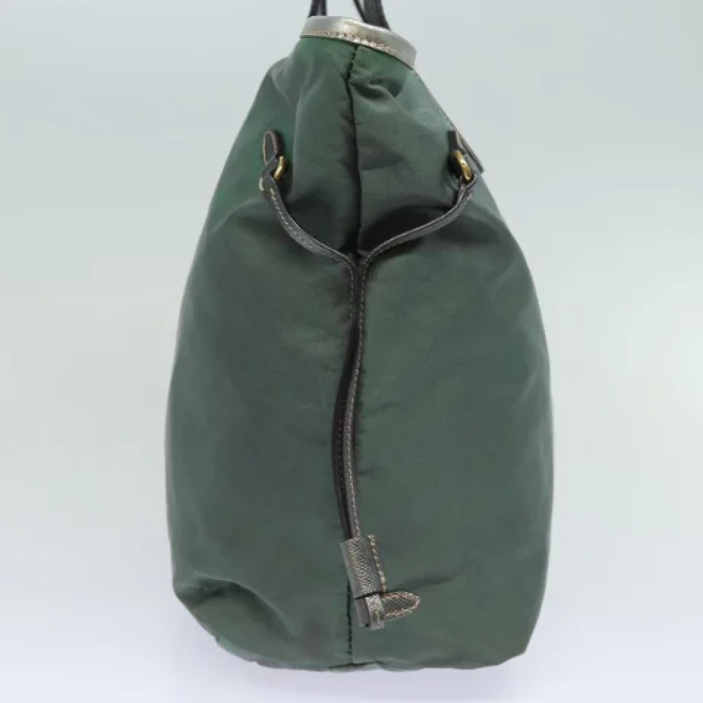 Prada Vintage Pre-owned Nylon totes Green Dames