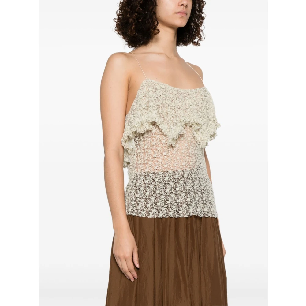 Philosophy di Lorenzo Serafini Beige Top voor Vrouwen Beige Dames