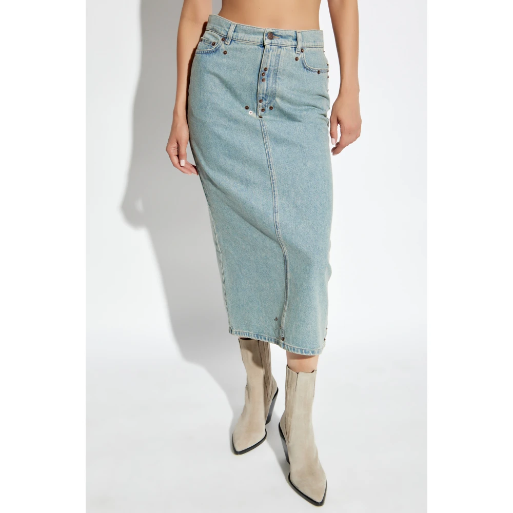 Moschino Denim rok Blue Dames