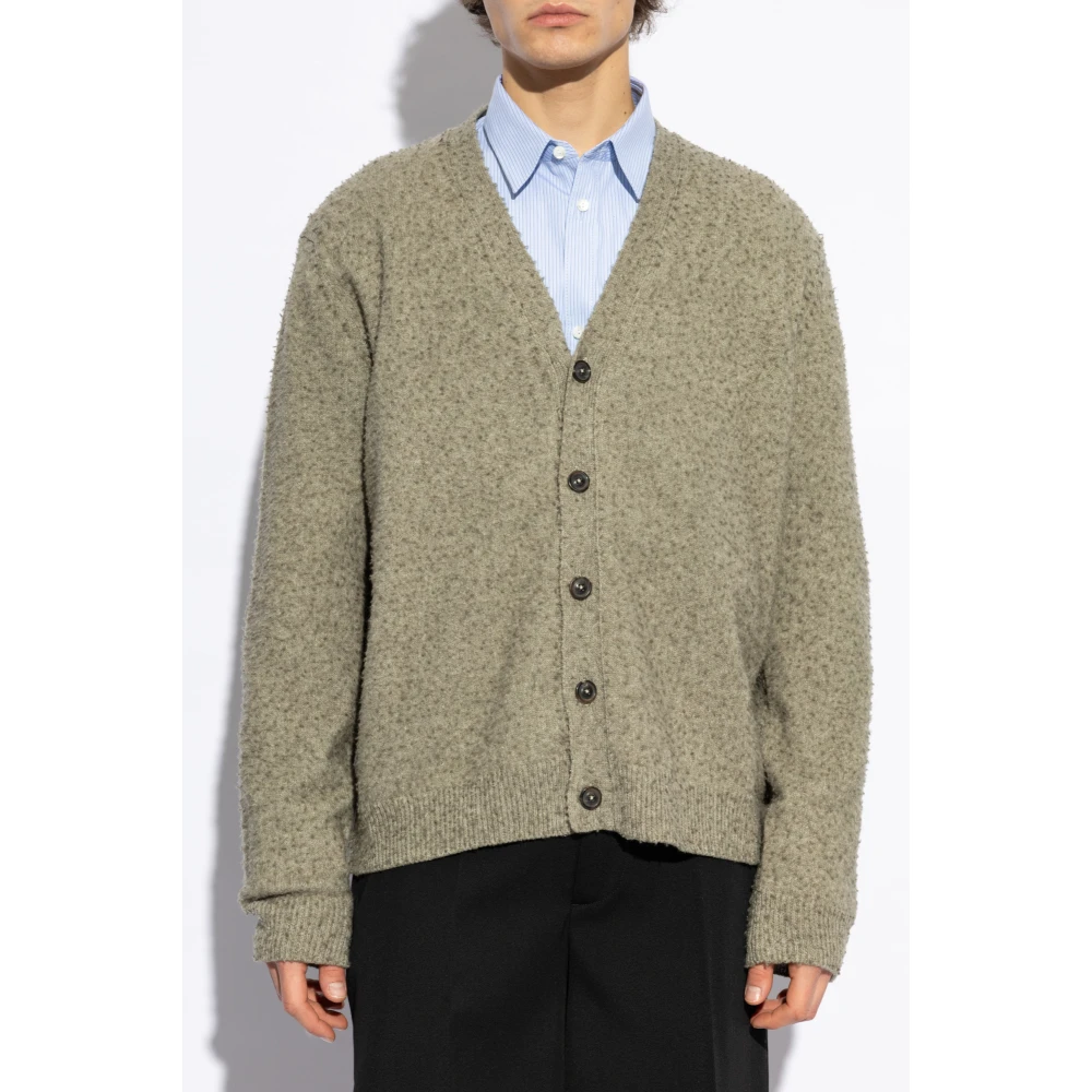 Maison Margiela Cardigan met vintage-effect Green Heren