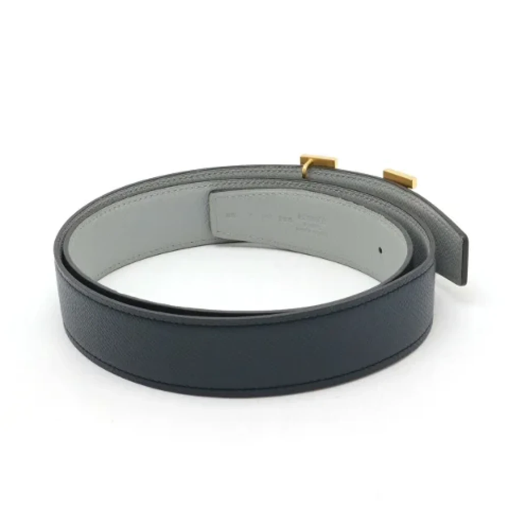 Hermès Vintage Pre-owned Leather belts Blue Dames