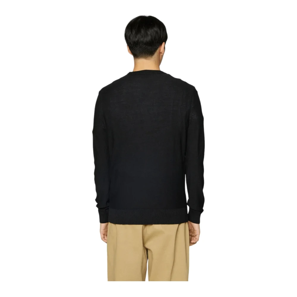 Hugo Boss Trui met ronde hals Black Heren
