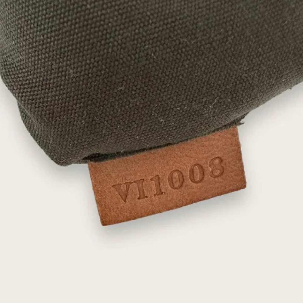 Louis Vuitton Vintage Pre-owned Denim shoulder-bags Brown Dames