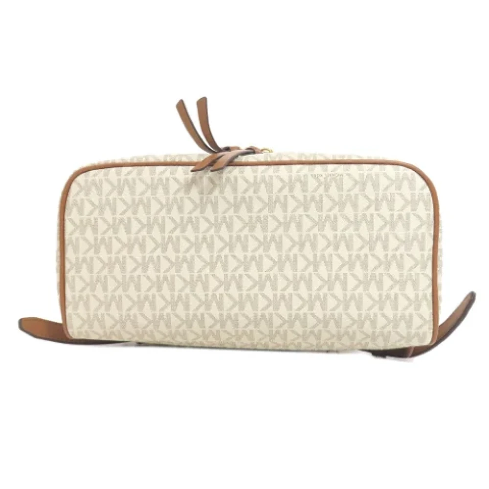 Michael Kors Pre-owned Canvas backpacks White Dames