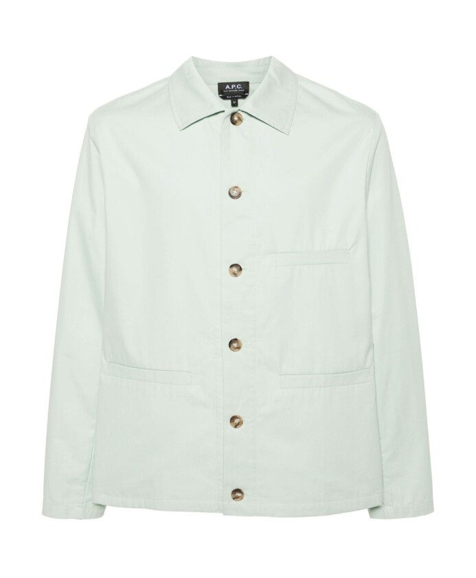 veste-en-twill-de-coton-vert