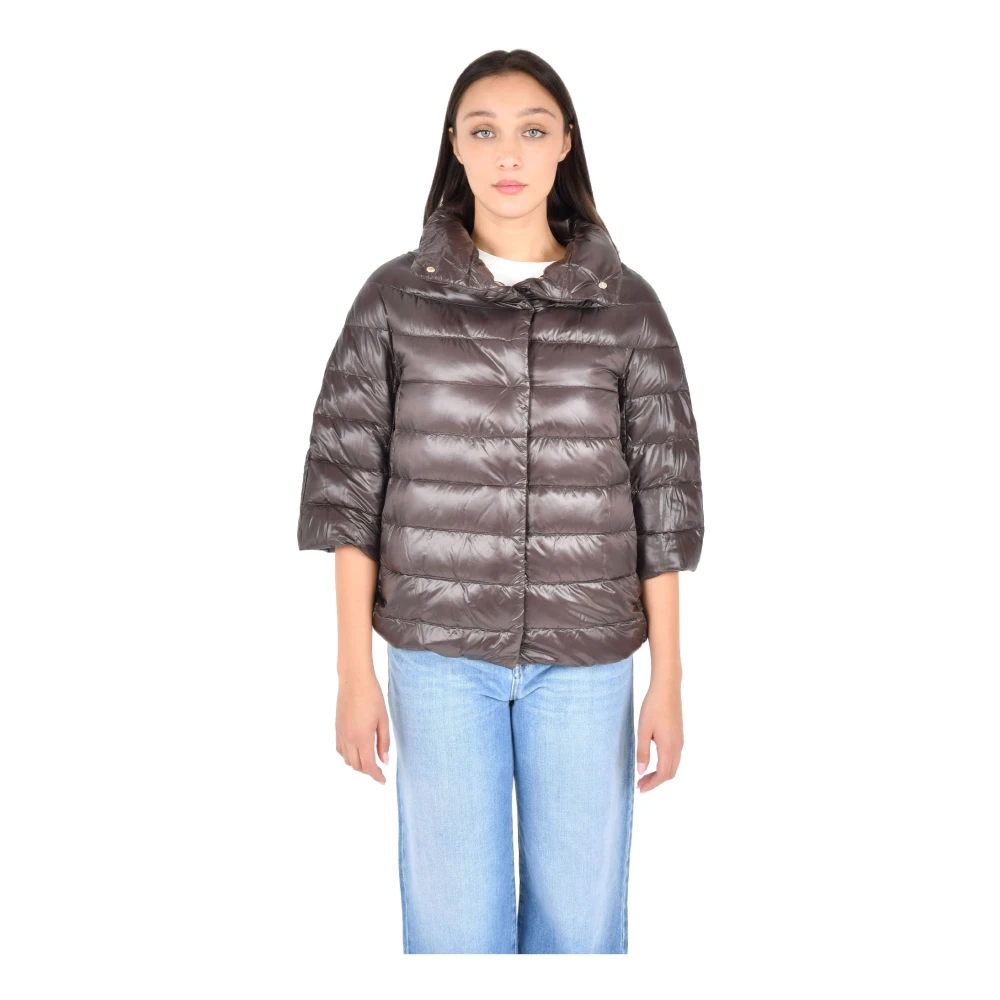 Herno Donna Marrone - Aminta Down Jacket - Jackets - S