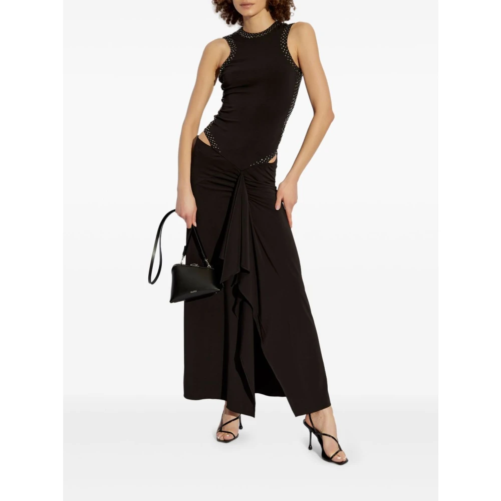 The Attico Elegante Zwarte Jurk Black Dames