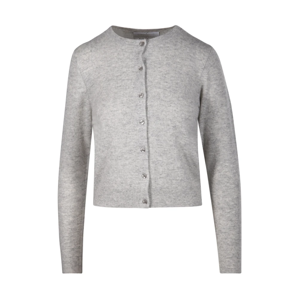 Cashmere Company Perla Cardigan Gray, Dam