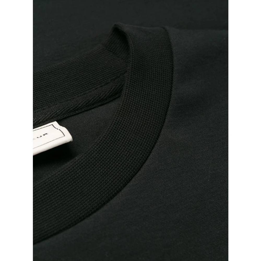 Drole de Monsieur Zwart T-Shirt Klassieke Stijl Black Heren